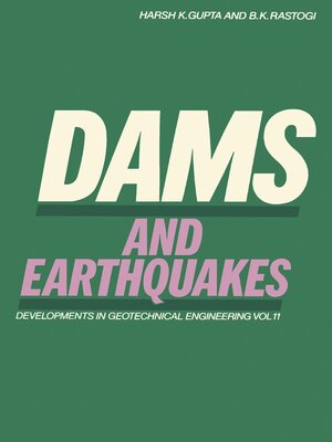 cover image of Dams and Earthquakes